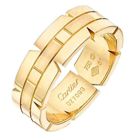 cartier rings men|cartier men's tank ring.